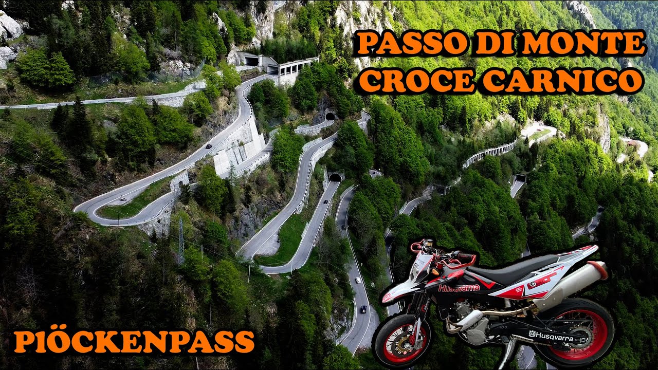 Plöcken Pass / Passo di Monte Croce Carnico in moto || Husqvarna SM 630