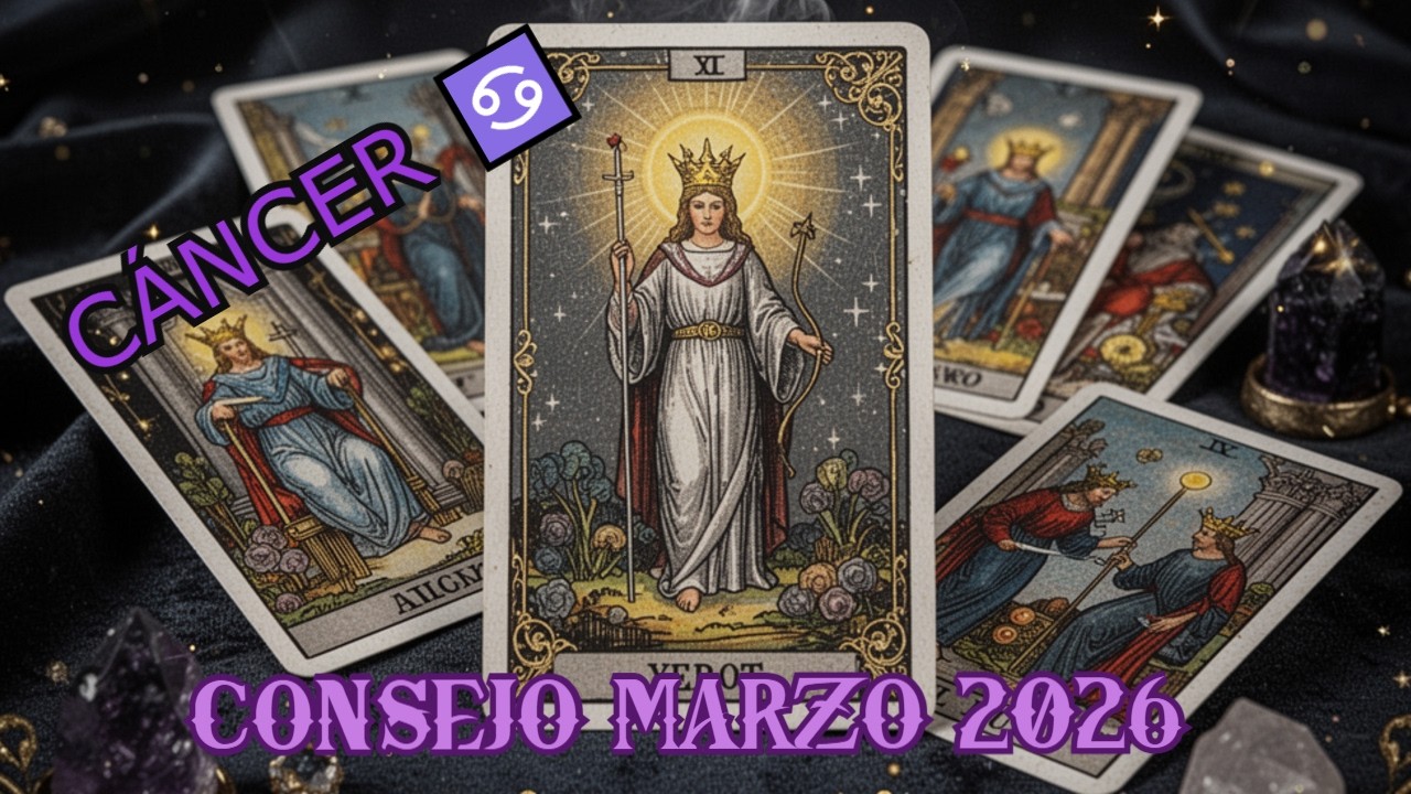 C&Aacute;NCER ♋ MARZO 2026 - HATHOR TAROT Y OCULTISMO
