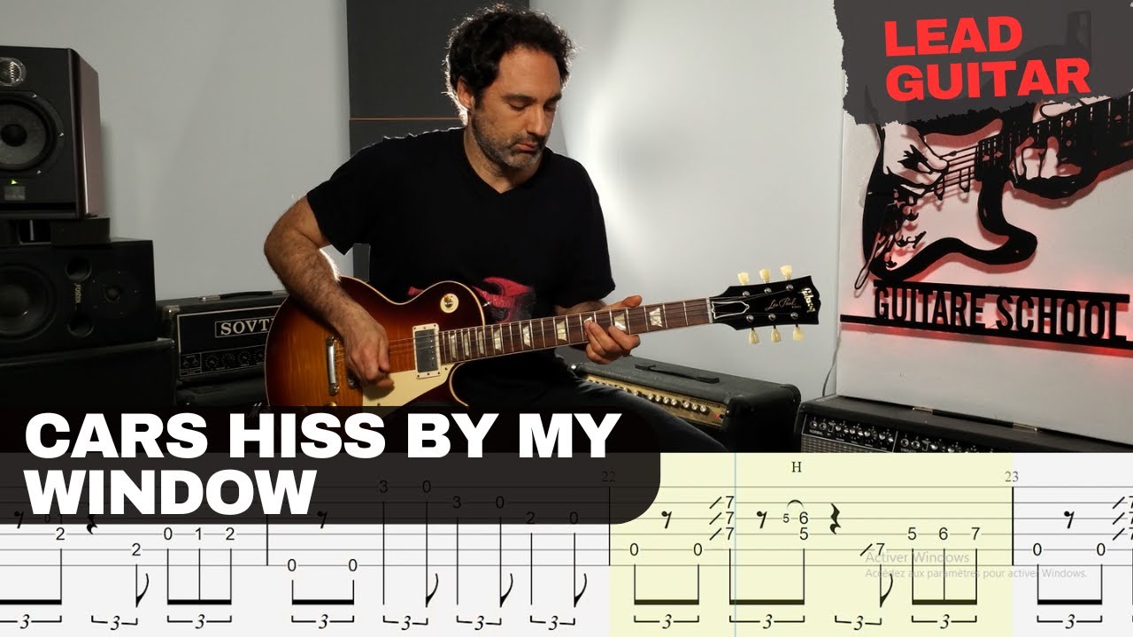The Doors - Cars Hiss By My Window | Lead | Guitar Cover with Tab | Lesson | Tutorial  |