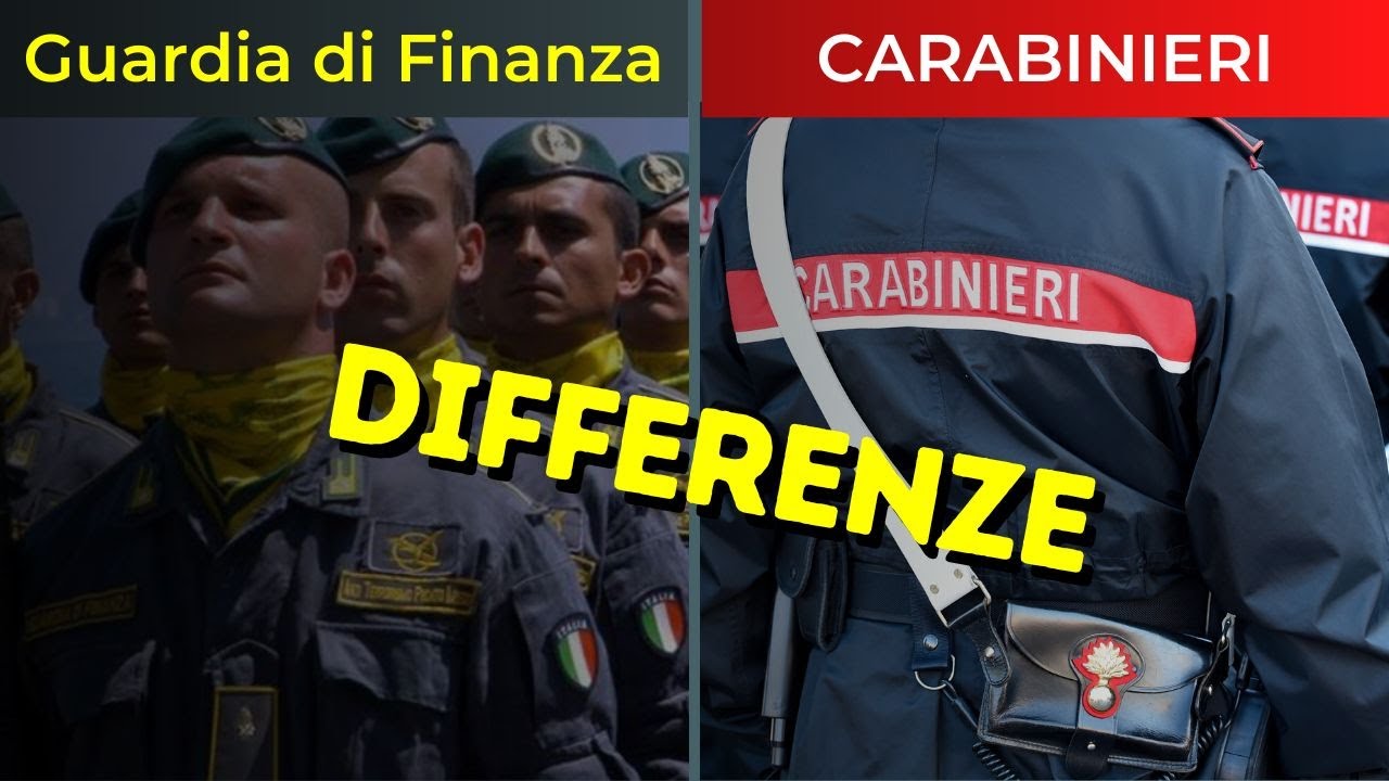 Differenza tra CARABINIERI e GUARDIAdi FINANZA (ruolo MARESCIALLO)