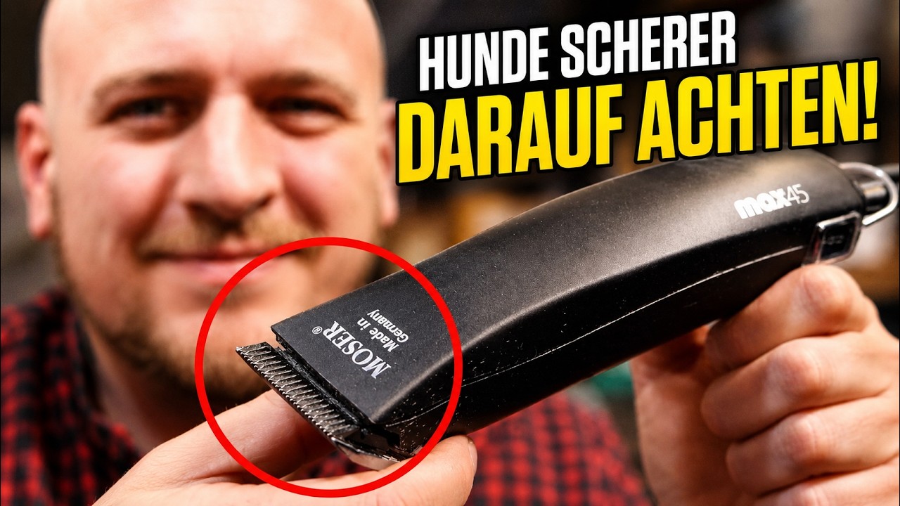 🔴 Hunde Schermaschine 