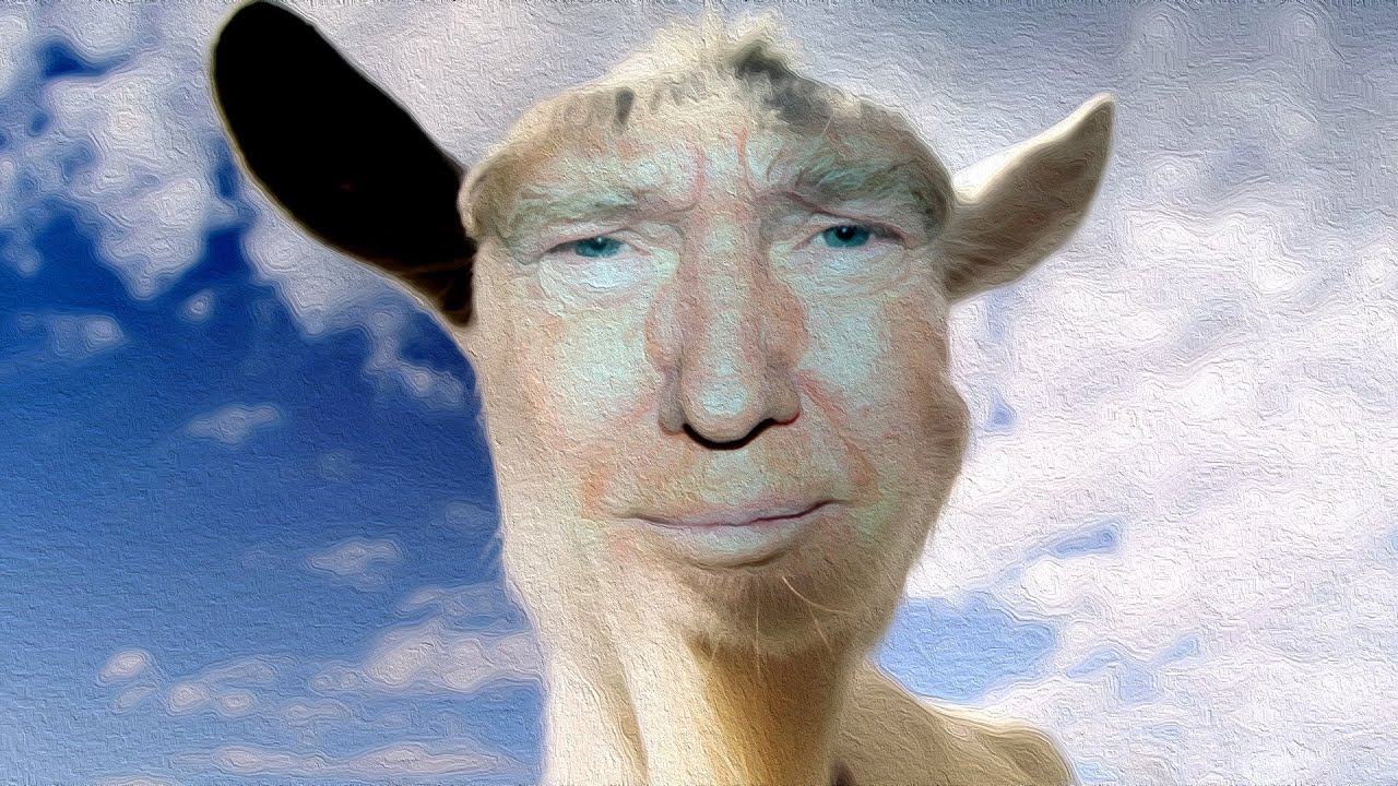 GEITENE STEMMER PÅ DONALD TRUMP!! (Goat Simulator)