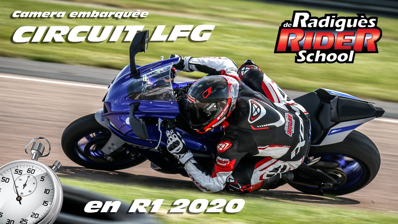 Camera Embarquée en R1 au Circuit LFG avec Baptiste Guittet