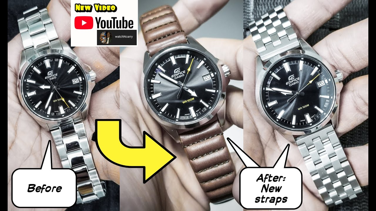 Casio Edifice EFV-100D-1AVCR: Strap Change