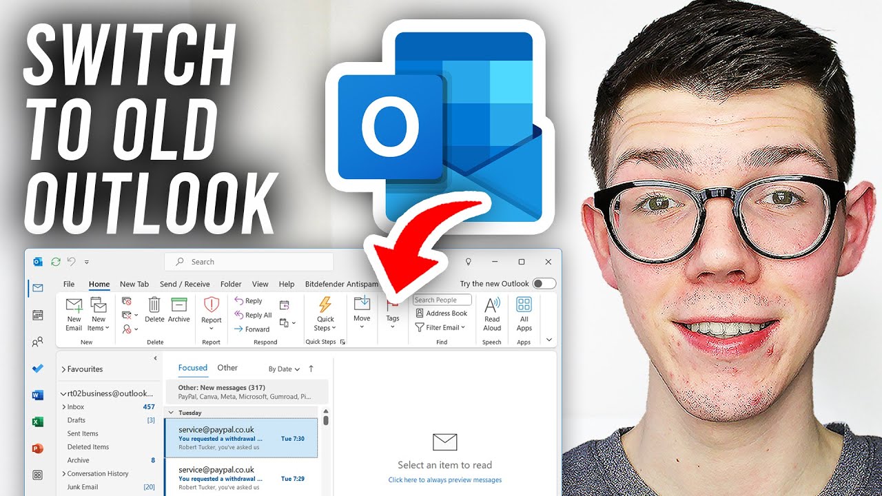 How To Go Back To Old Outlook (Revert) - Full Guide