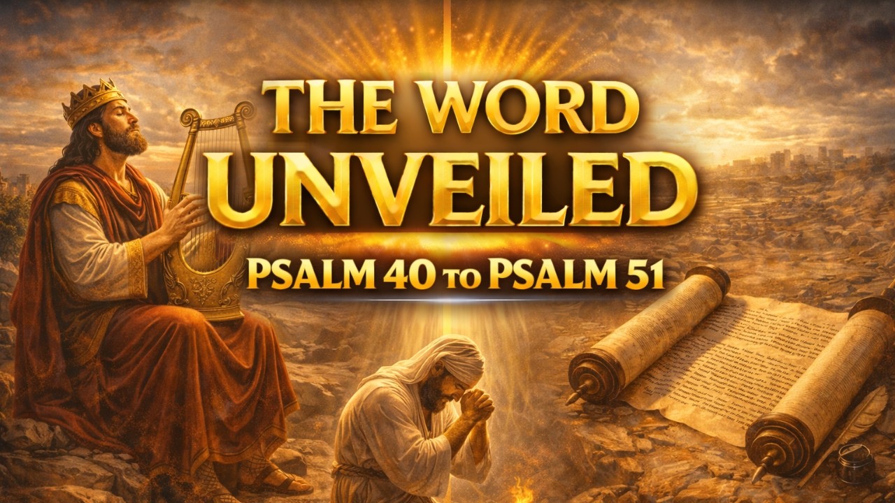 THE WORD UNVEILED-- PSALM 40 TO 51