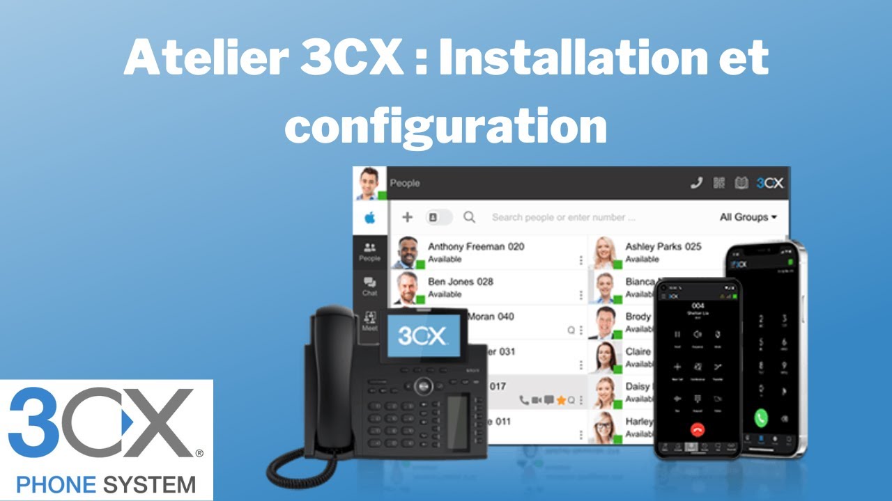 Atelier 3CX : Configuration Fanvil, yealink et flyingvoice avec 3CX