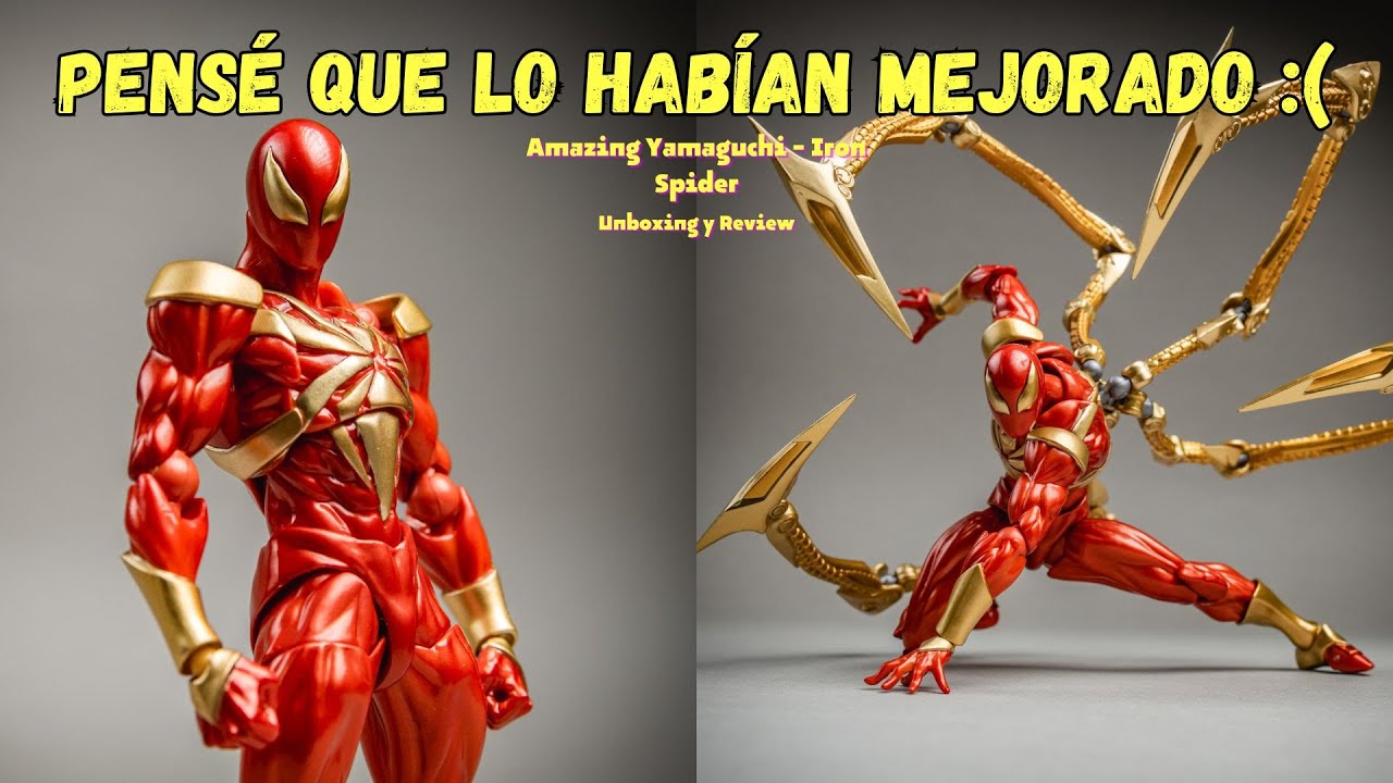 ¿EL IRON SPIDER DEFINITIVO? | Amazing Yamaguchi Iron Spiderman | Unboxing & Review
