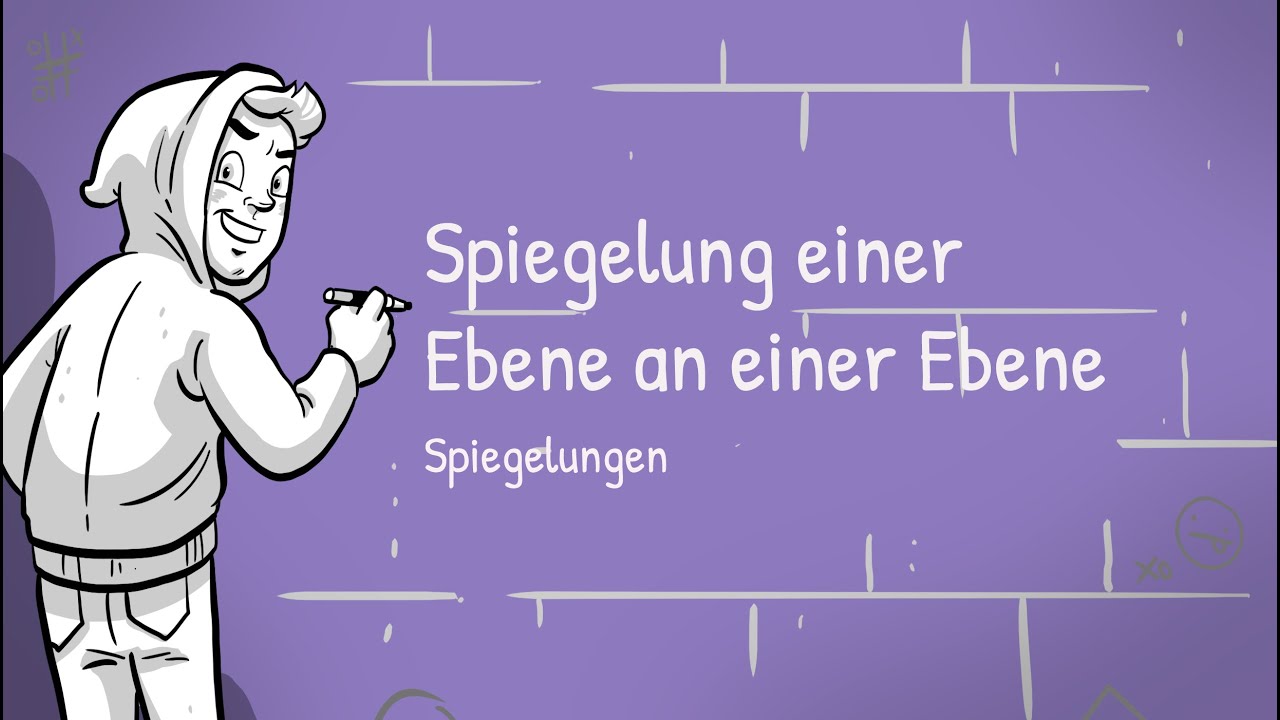 Spiegelungen - Spiegelung einer Ebene an einer Ebene (die beiden Ebenen sind nicht parallel)