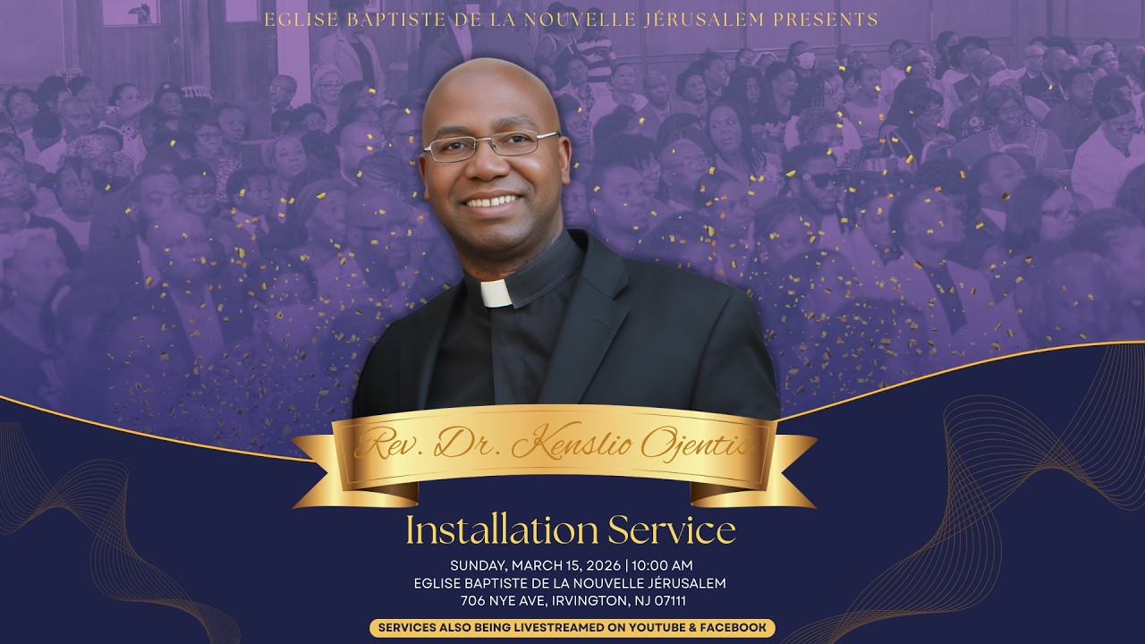 EBNJ Sunday Service | Senior Pastor Installation Ceremony | March 15, 2026 @ 10:00AM