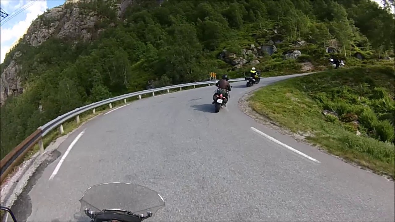 Norway by Motorcycle / Lysefjorden Lysevegen / Suzuki V-Strom 650