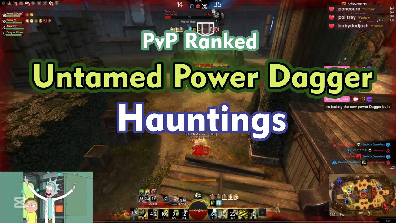Ranger Untamed Power Dagger Hauntings PvP Ranked - Guild Wars 2
