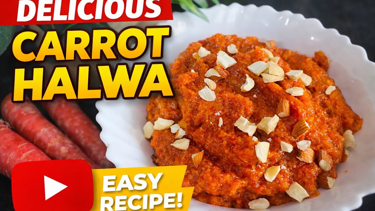 Quick & easy to cook gajar ka halwa recipe 