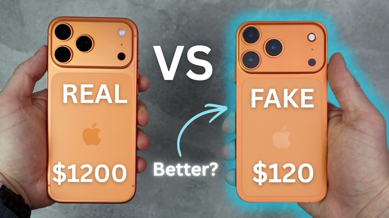 I Tried a FAKE iPhone 17 Pro Max and It was actually Better??