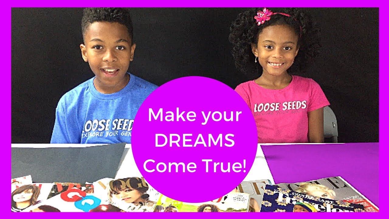 How to Make DREAM BOARDS (Vision Boards) for Kids! | Business Mindset | Loose Seeds Business Kids