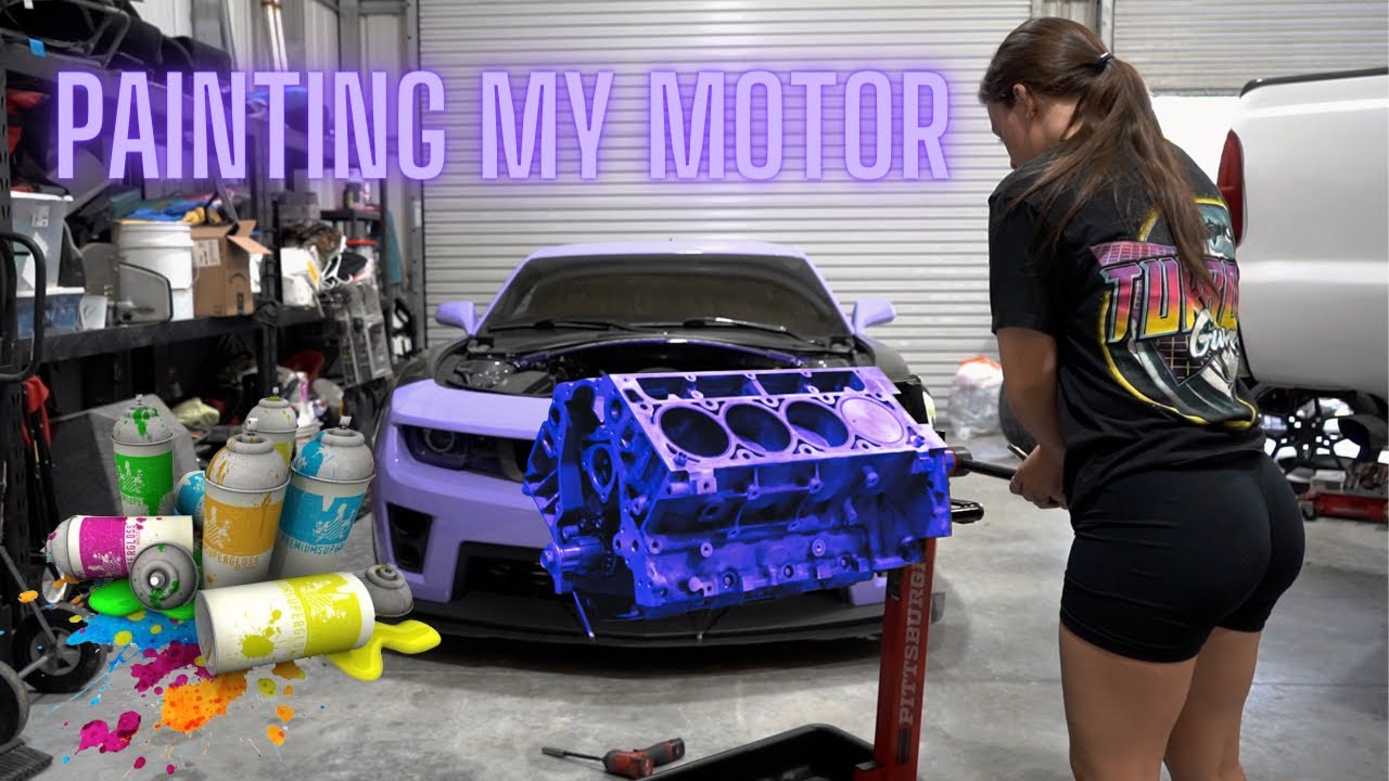 PAINTING MY C6 MOTOR