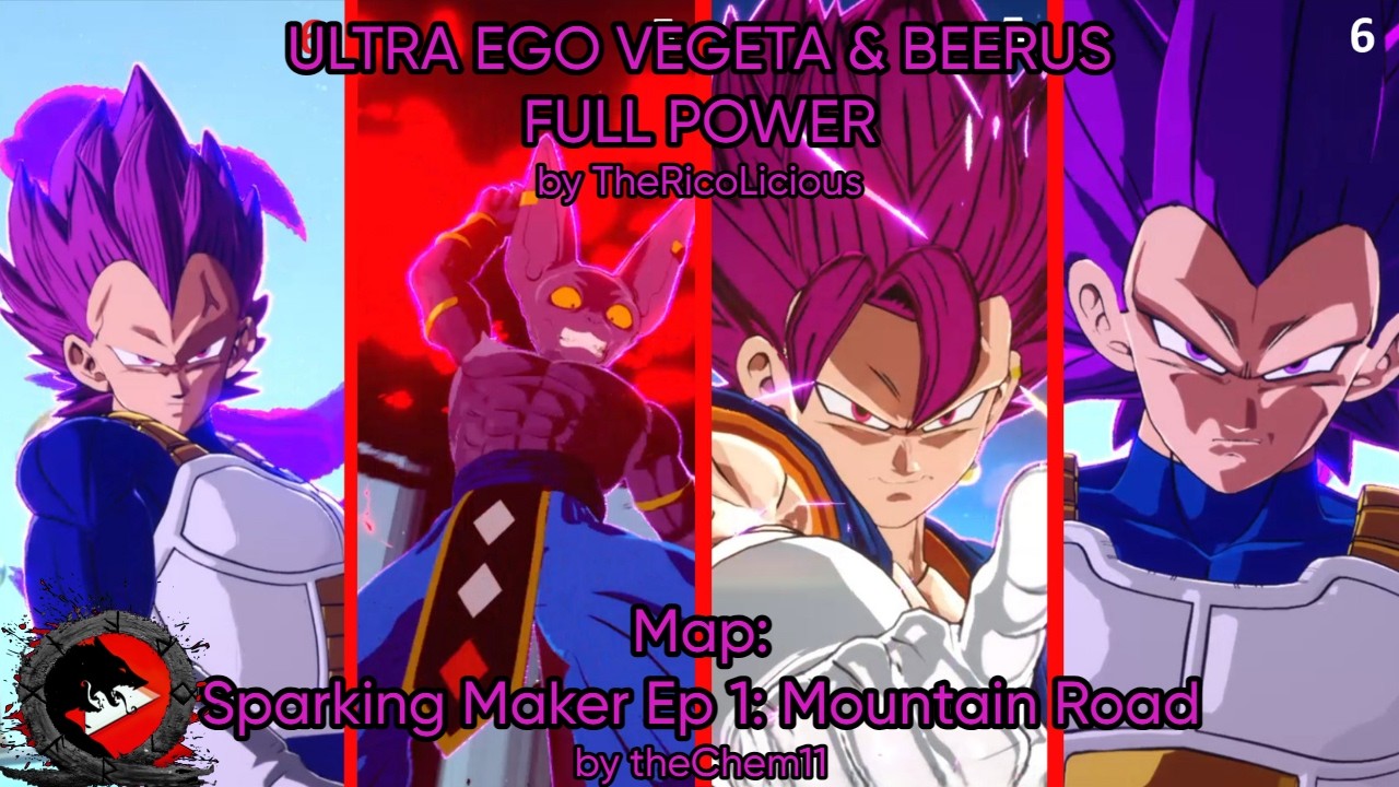 ULTRA EGO VEGETA, VEGITO & BEERUS FULL POWER | Mountain Road map | Dragon Ball Sparking Zero [Mod]