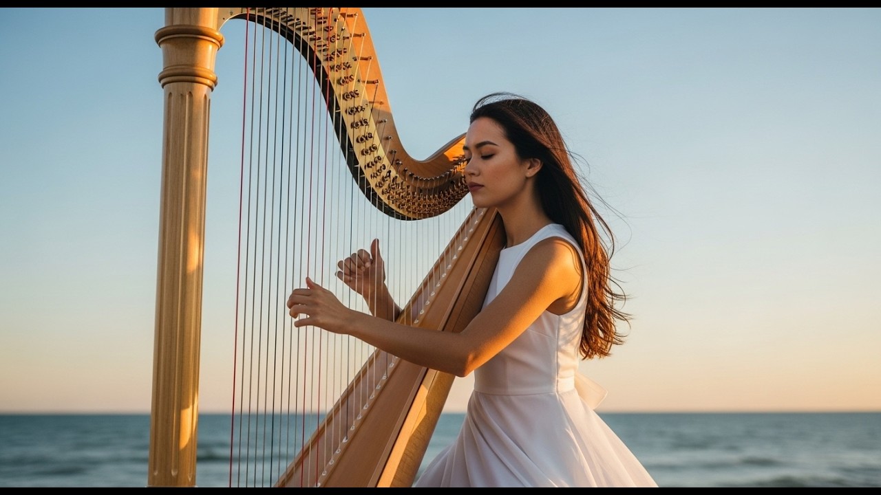 Arpa Celestial para Meditación ✨ Música Instrumental para Calmar la Mente y el Alma