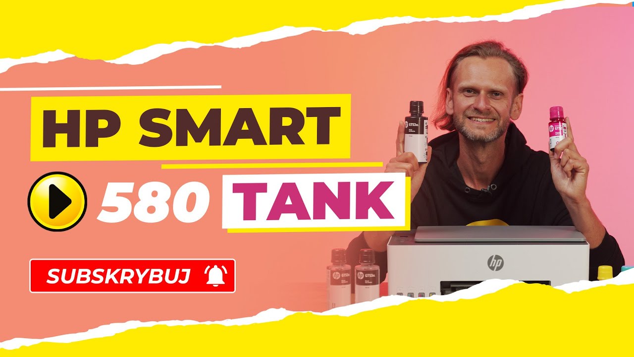 Poznaj urządzenie wielofunkcyjne HP Smart Tank 580