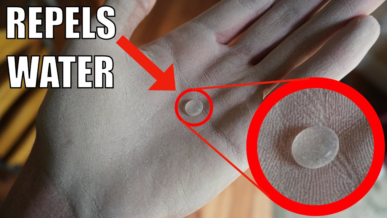 How To Make Your Hands Hydrophobic! (Water Repellent)