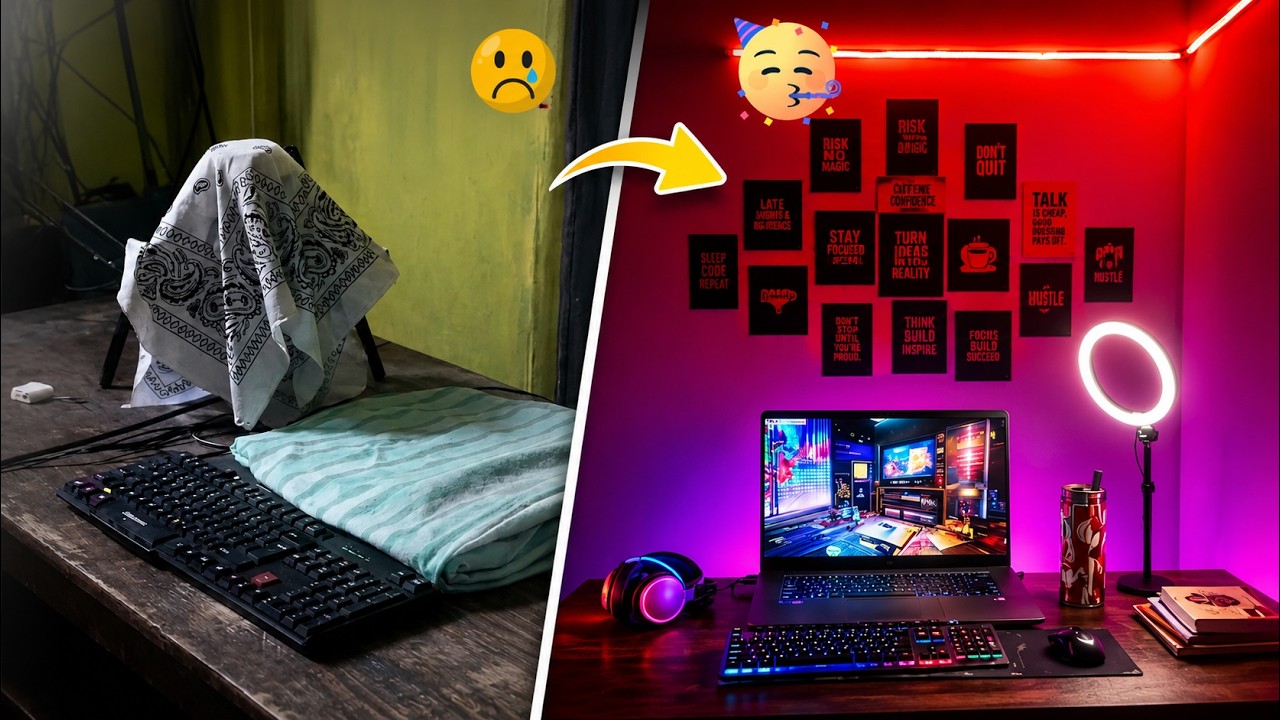UPGRADING MY GAMING SETUP  😊 || #gaming#gamer#gamingsetup#setupvideo#upgrade#minecraft#games#anythin