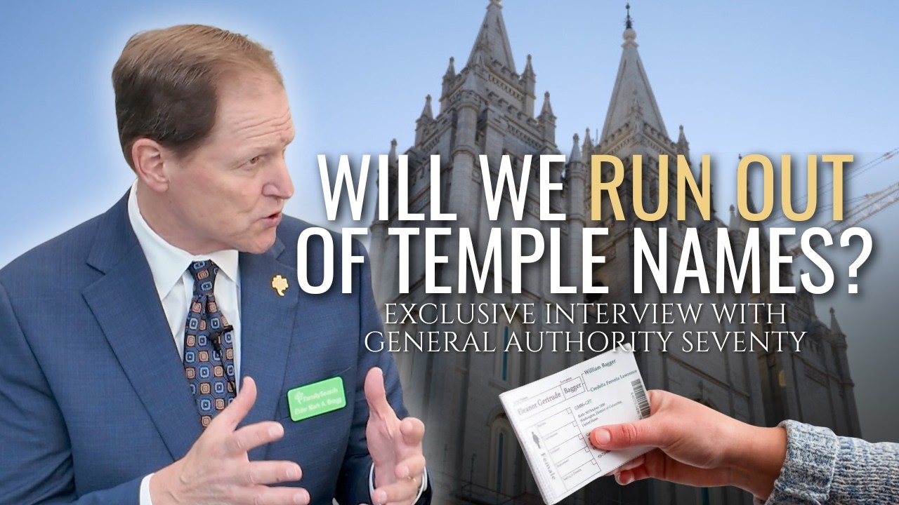 Could we ever run out of temple names? Elder Mark A. Bragg on why family history is accelerating