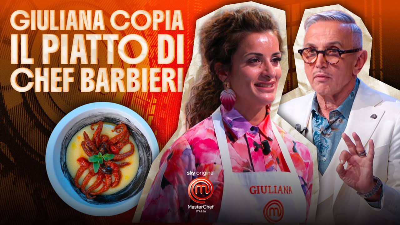 Giuliana copia il piatto di Chef Barbieri | MasterChef Italia