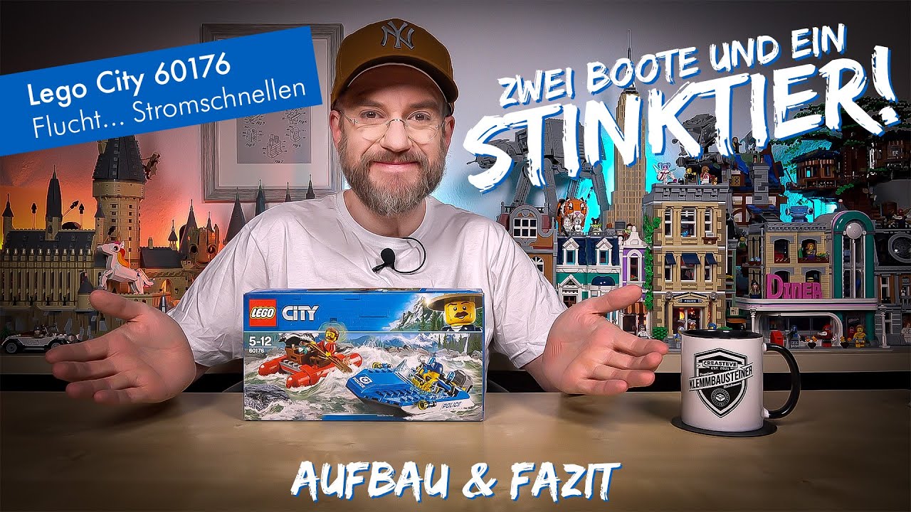 Sympathisch dank STINKTIER!! 🤪😁 Lego City 60176 Flucht durch die Stromschnellen