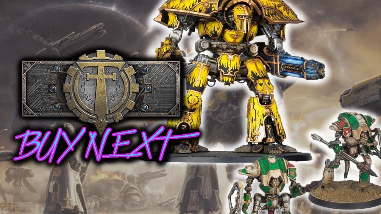 Plasma Warlord Titan & Cerastus Knight Lancer: Adeptus Titanicus