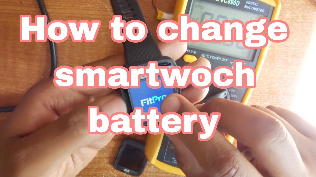 How to change smartwoch battery