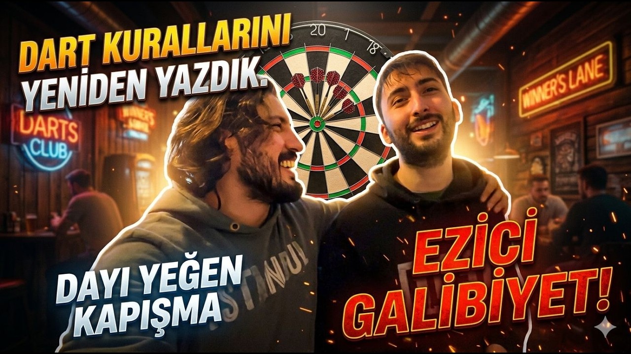 Dayı Yeğen Kışkırtma | Dart Kurallarını Deldik | Kim Galip Geldi?
