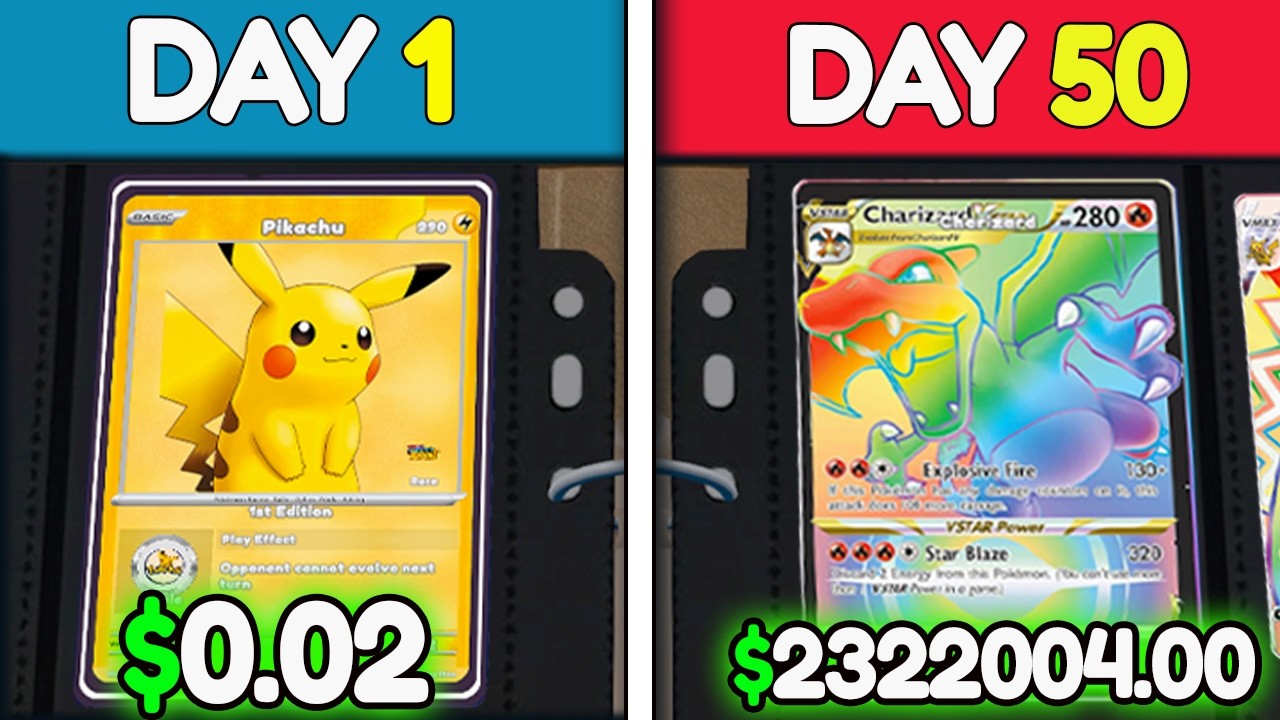 I Spent 50 Days Finding Rare Cards in TCG Store Simulator