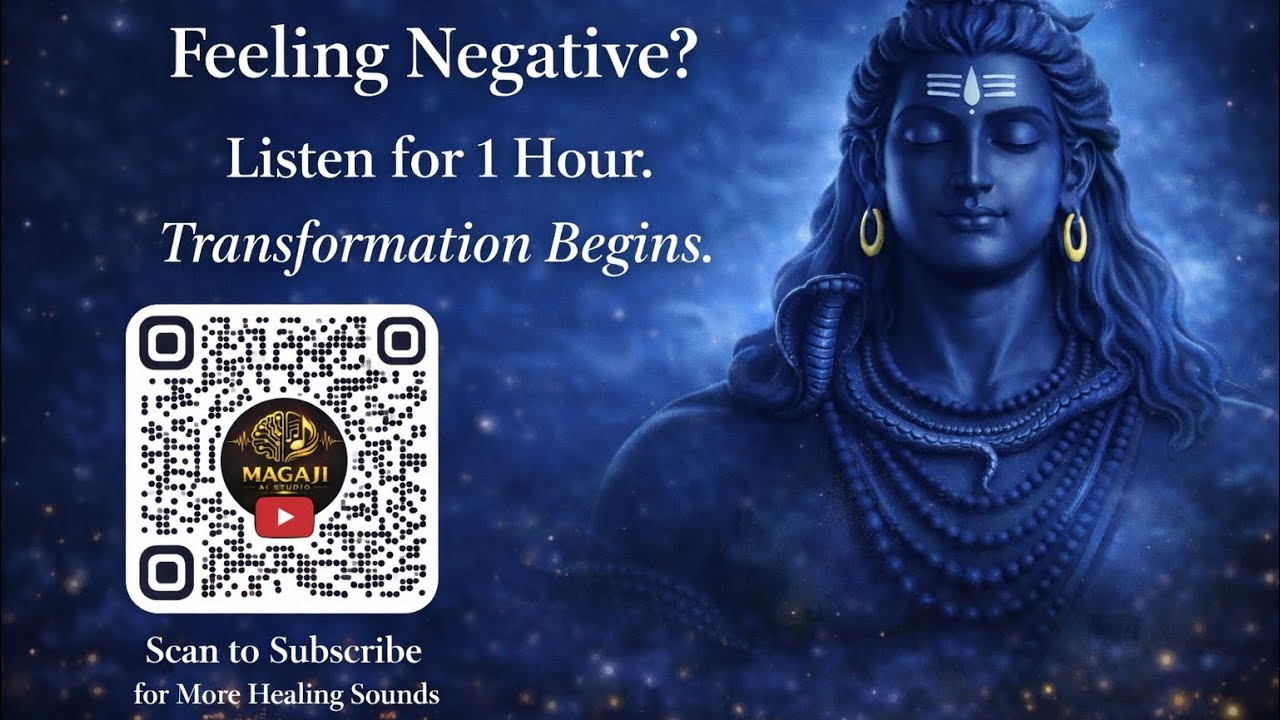 Negativity Ends Here | Shiva Healing Chant 🔱 1 Hour Deep Meditation Sound