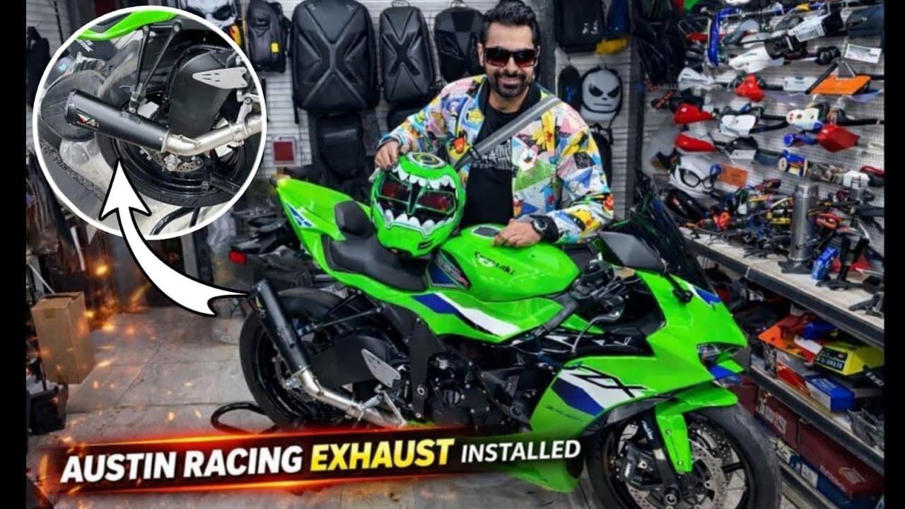 Finally ZX10R ko Fully LOAD kar diya ✅👍