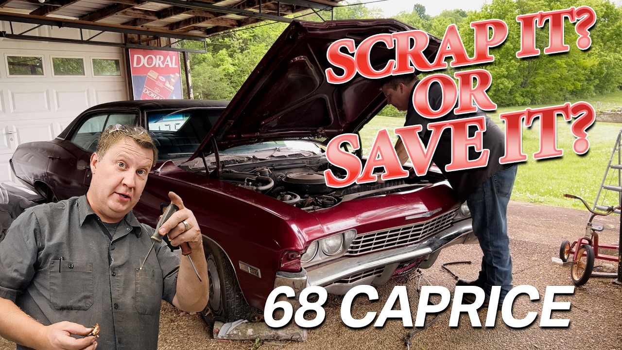 Forgotten 68 Caprice with all the goodies - 327 hp, double humps, and quad cab!