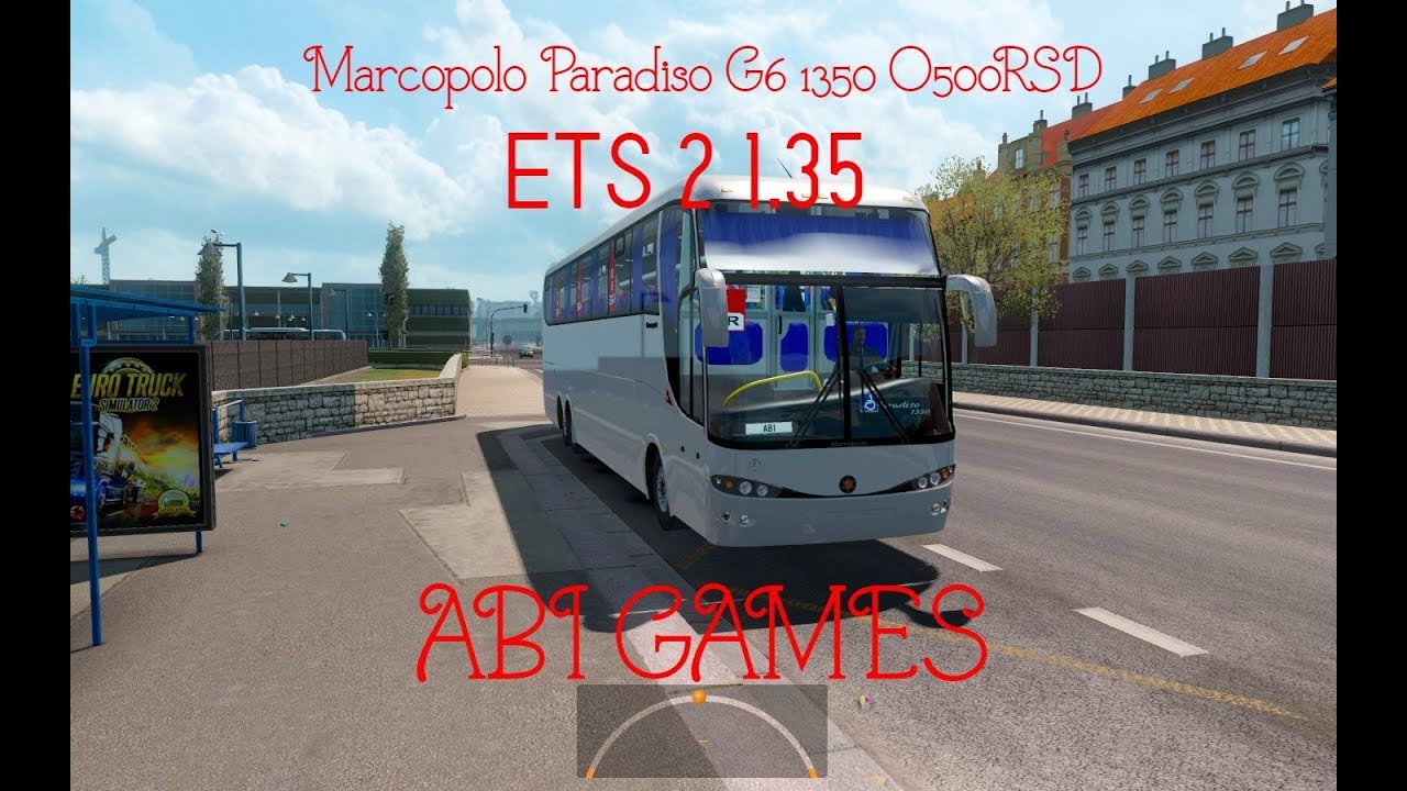 Marcopolo Paradiso G6 1350 Bus Mod -  ETS 2 1.35 Next Gen Graphics.