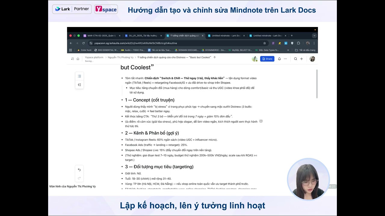 🌺 Hướng dẫn tạo và chỉnh sửa Mindnote trên Lark Docs – Lập kế hoạch, lên ý tưởng linh hoạt