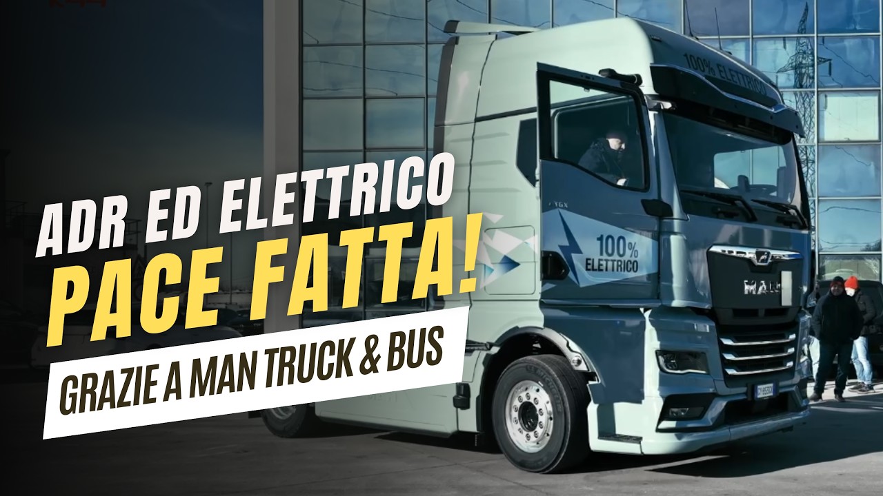MAN porta l’elettrico nell’ADR: vi mostriamo il primo camion che unisce due mondi