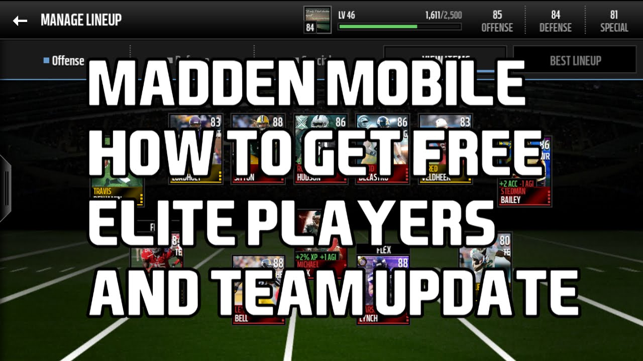 How to get FREE ELITE Players on Madden Mobile NO HACKS!