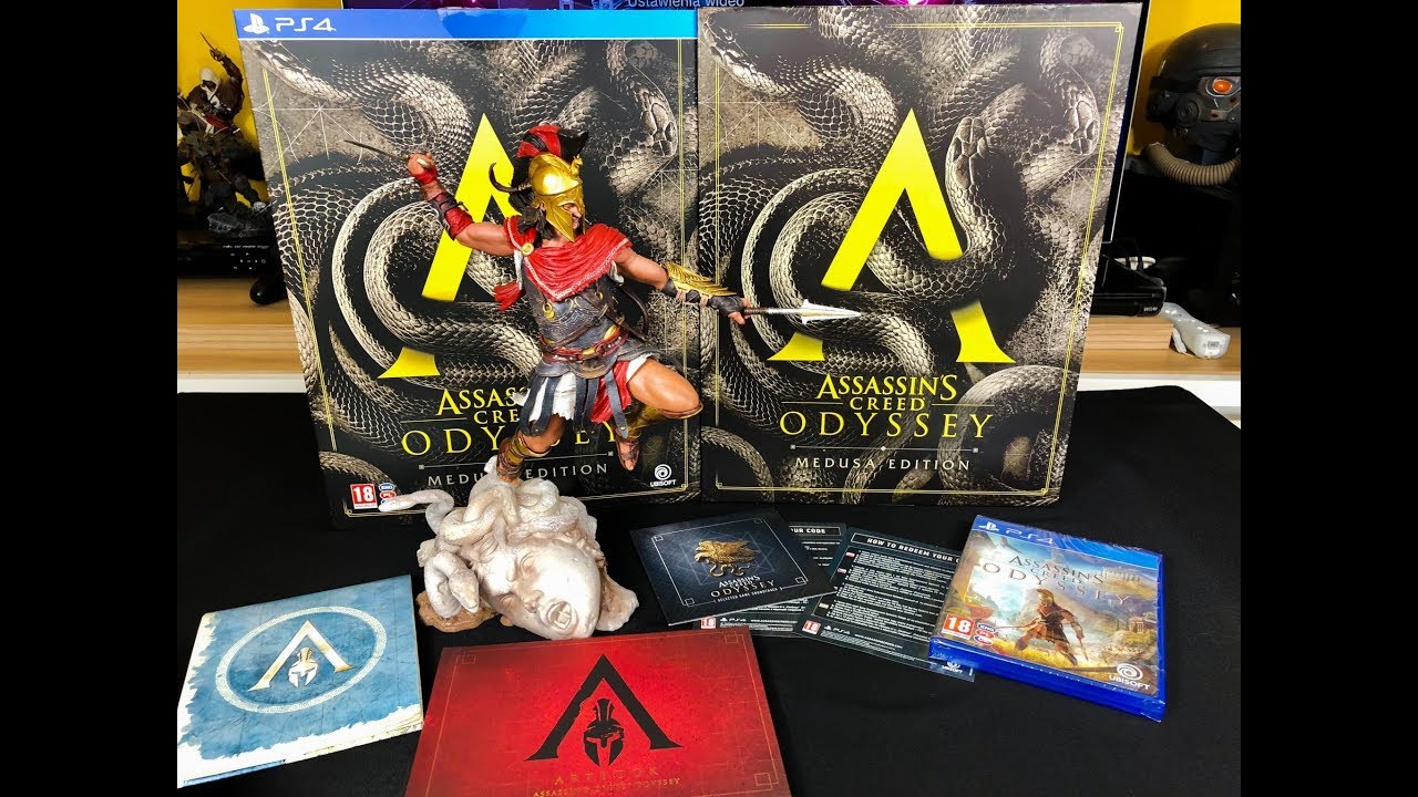 Unboxing Assassin's Creed: Odyssey Medusa Edition PL