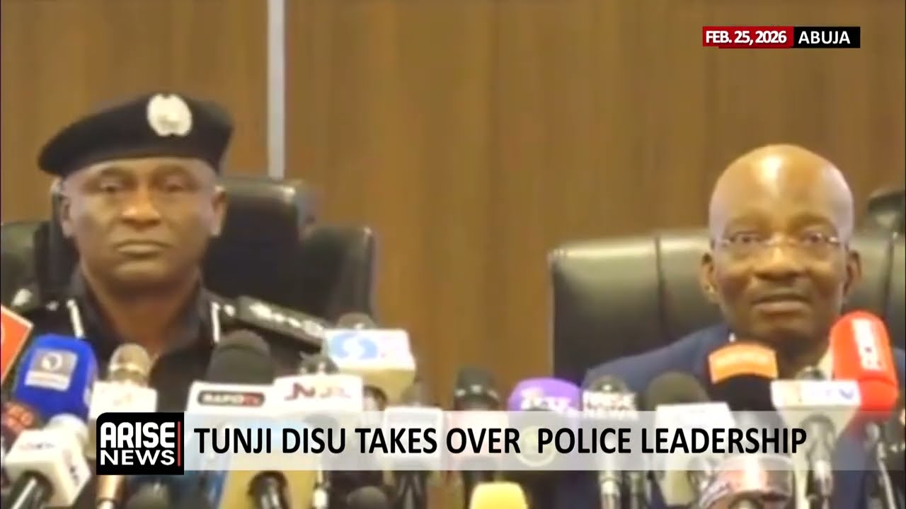 TUNJI DISU TAKES OVER POLICE LEADERSHIP