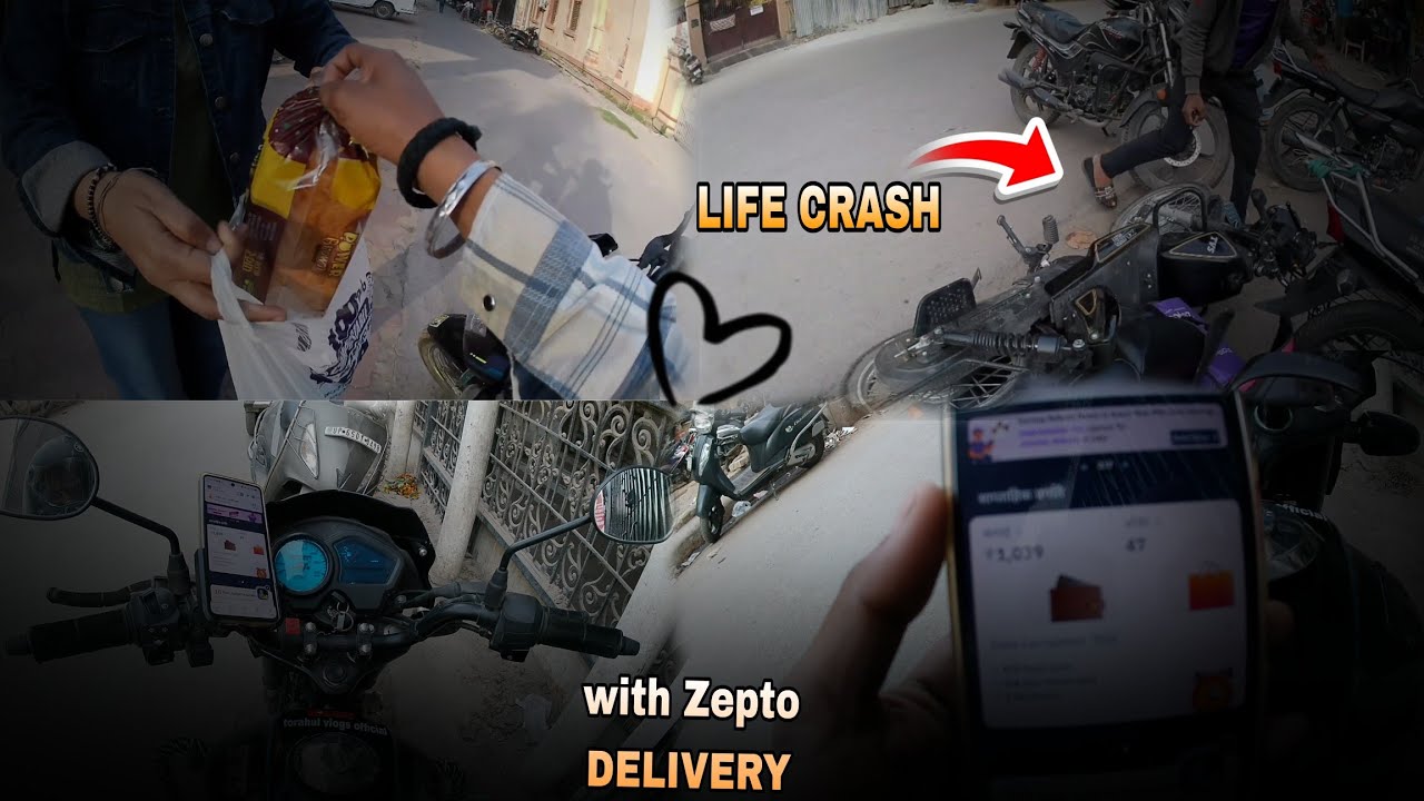 We're Riding with Zepto DELIVERY Partner Today? 🤯