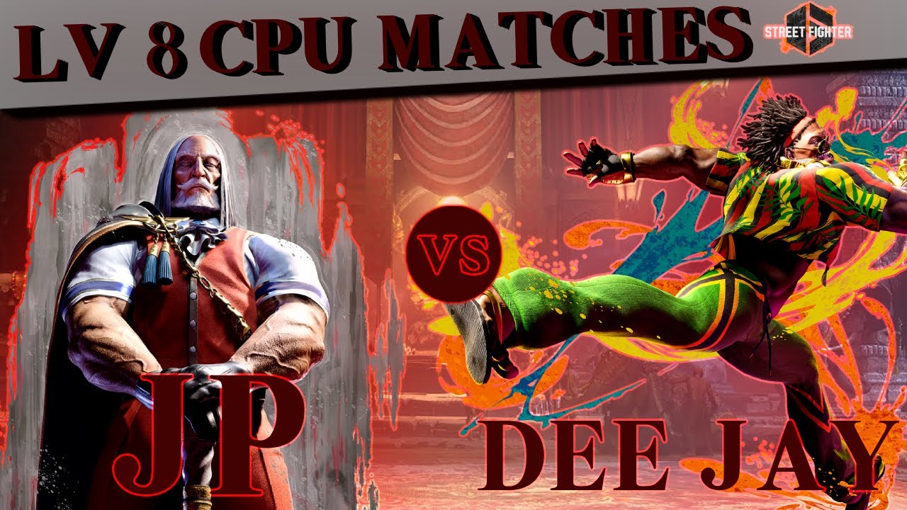 JP vs Dee Jay | CPU VS CPU | Street Fighter 6