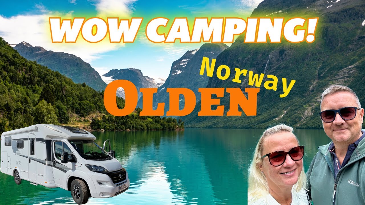 CAMPING I OLDEN - NORGE/NORWAY - MED HUSBIL