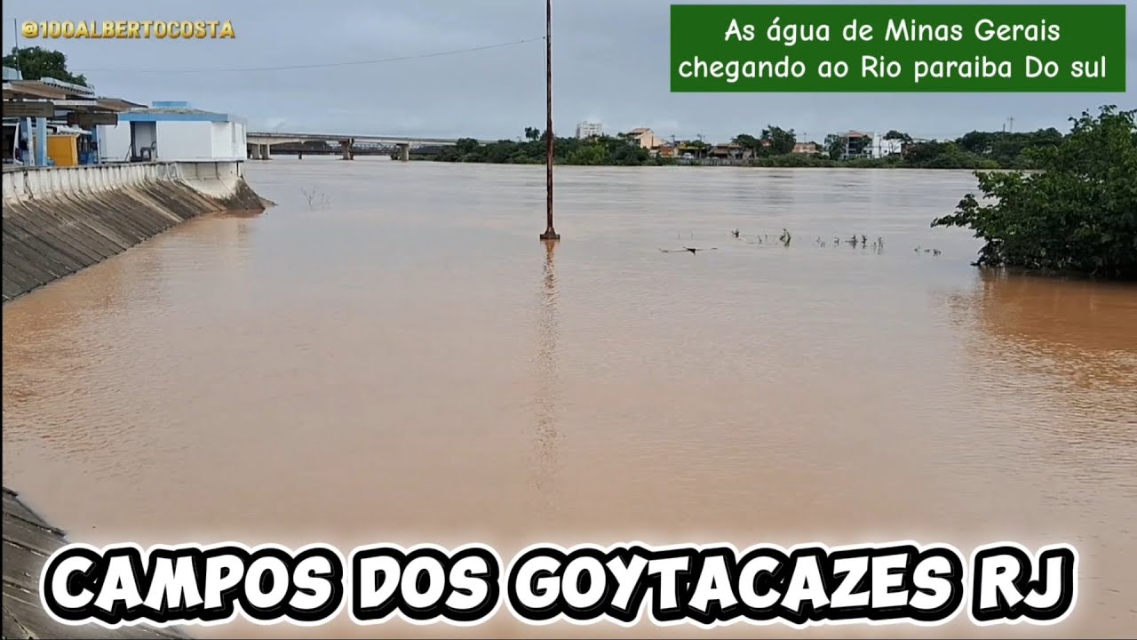 Cheia do rio Paraíba do Sul Campos RJ ( Parte 2) 28/02/2026