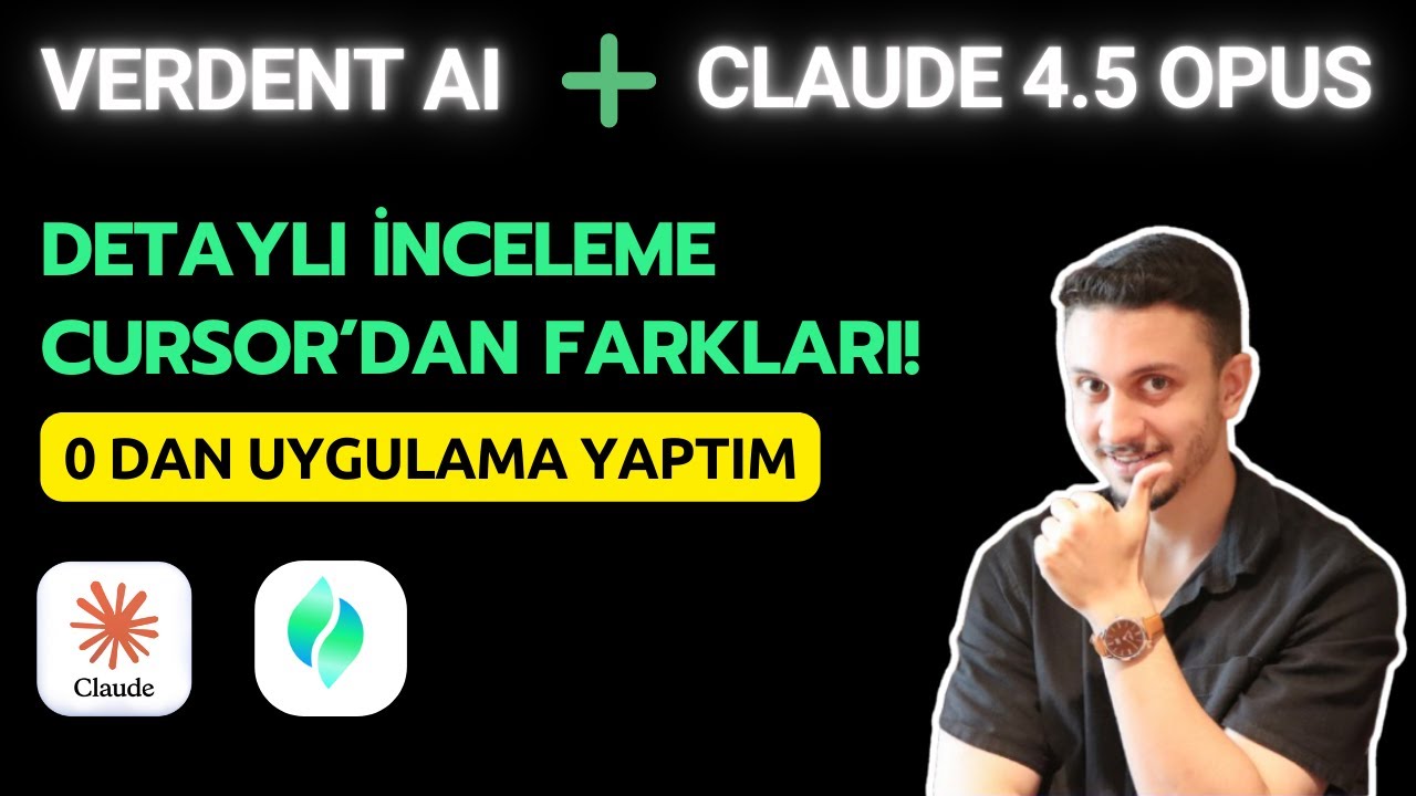 Verdent + Opus 4.5: Fullstack Uygulama Geliştirdim & Aray&uuml;z + Backend&rsquo;i Test Ettim