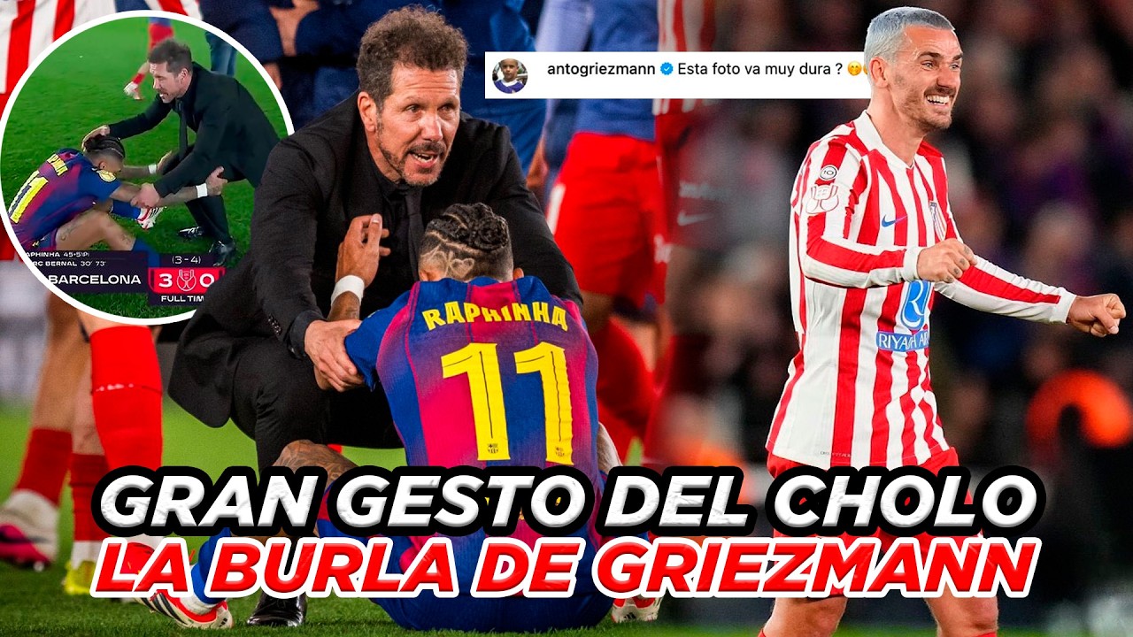 👏 El GESTO del CHOLO con el BARÇA tras dejarlos fuera… 😈 y la VENGANZA de GRIEZMANN