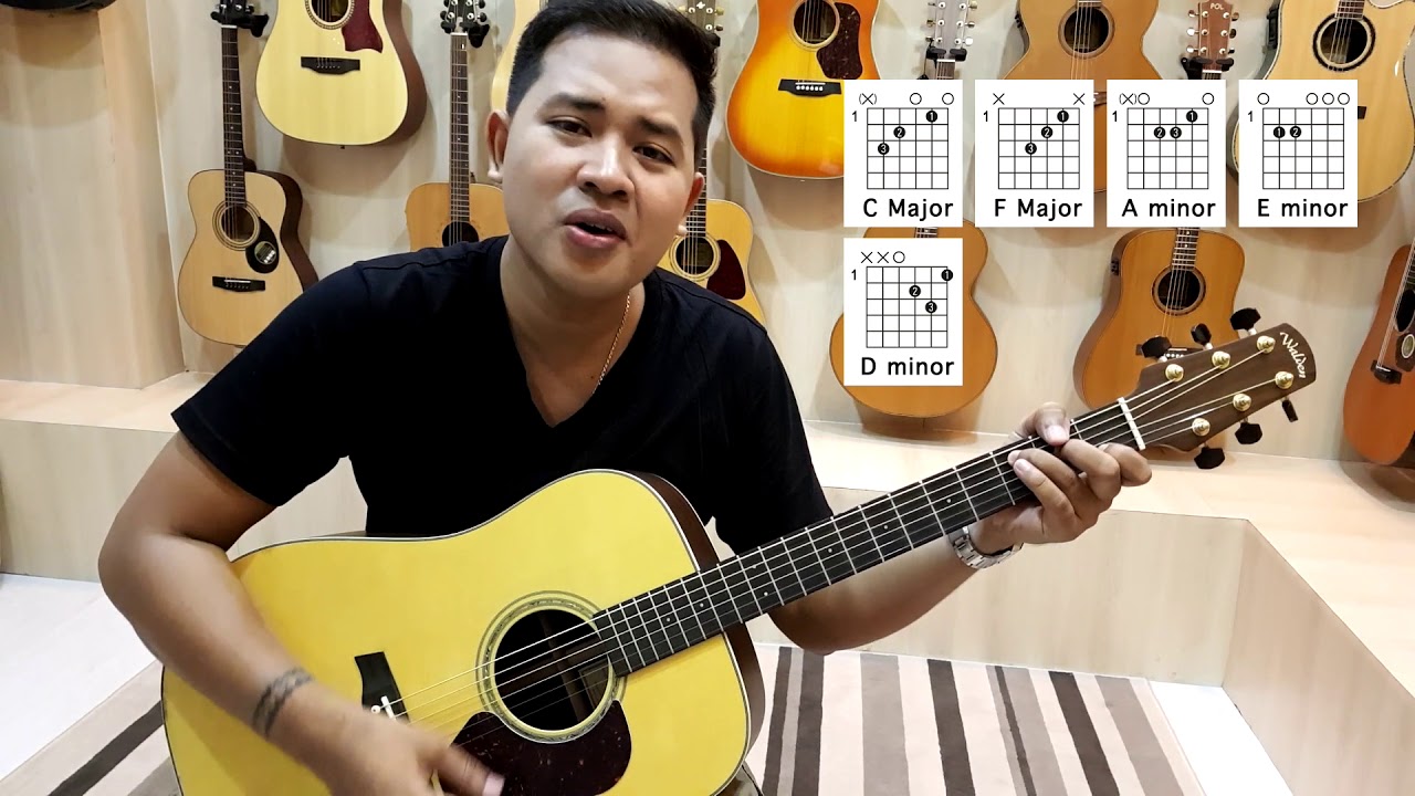 ហ្គីតា -  ហូលីដេ | Beginner song HOLIDAY with Guitar | Khmer