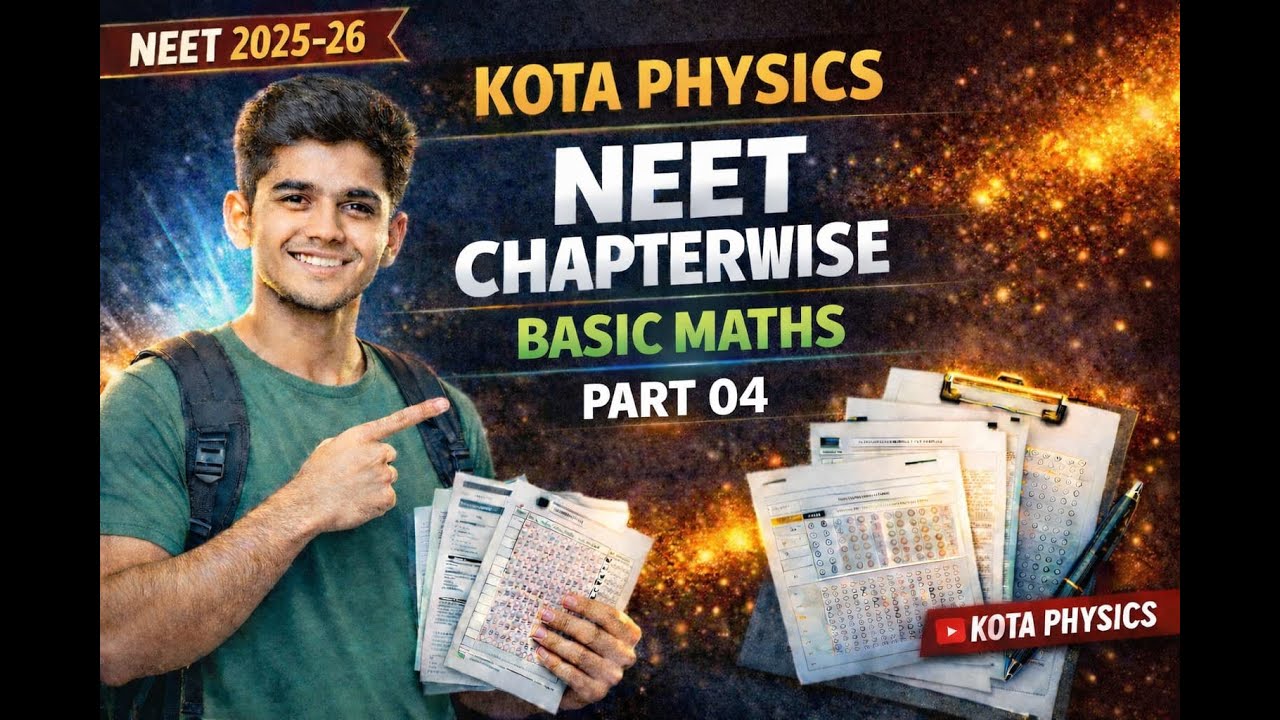 BASIC MATHS in ONE SHOT PART 04 #Last Chance to crack NEET 2026