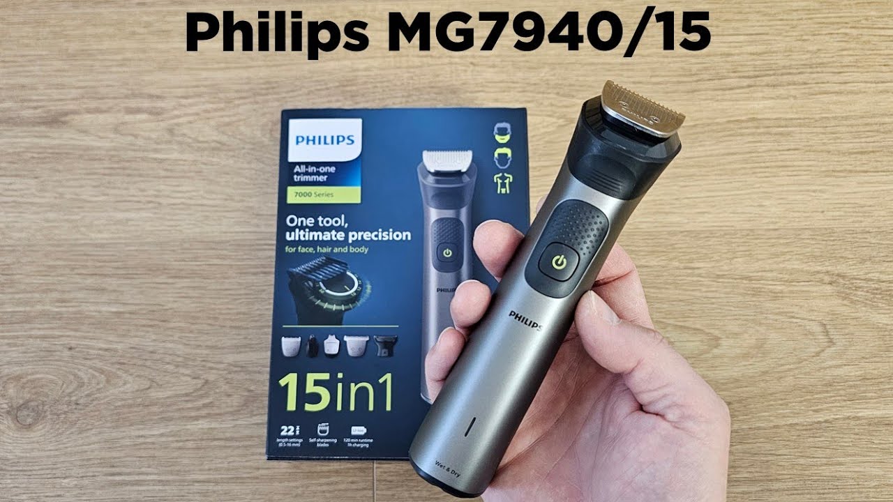 Триммер для волос Philips MG7940/15 — распаковка и обзор